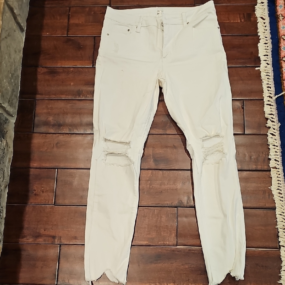 Special A White Distressed Jeans. 9